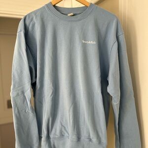 Sporty & Rich Light Blue Crewneck Sweater